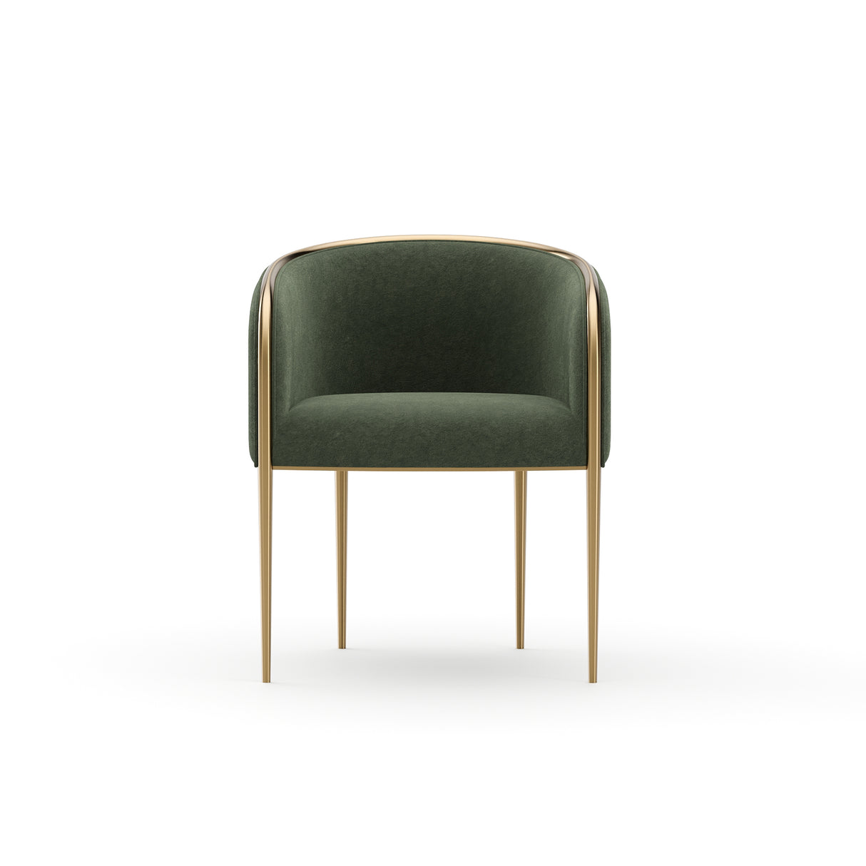 Eucalyptus Upholstered Dining Armchair | Caracole Tension