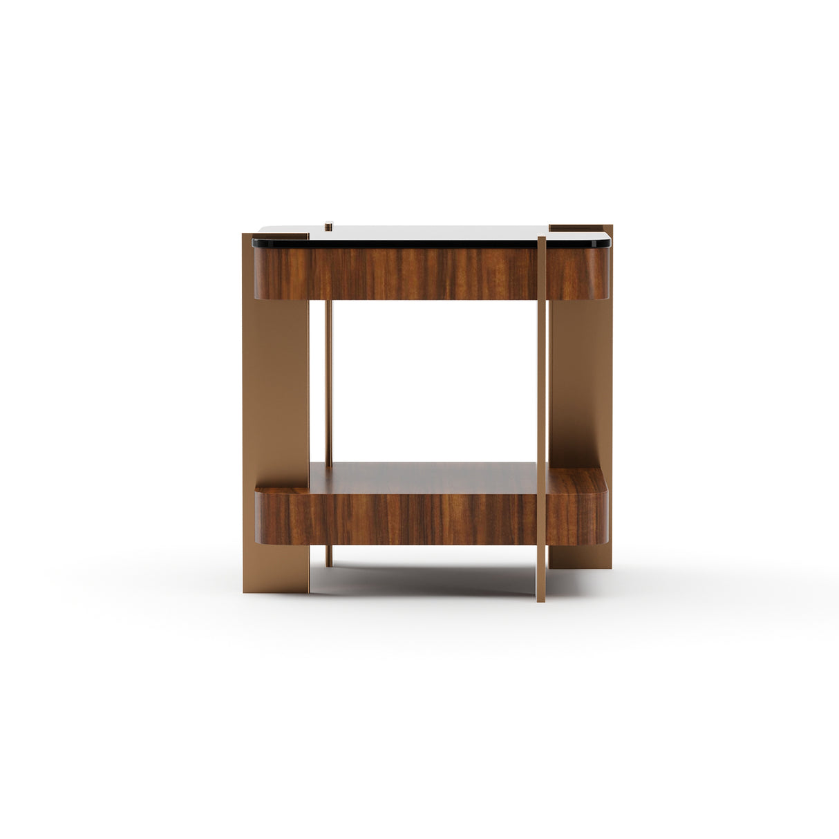 Glass Top Side Table | Caracole Altura