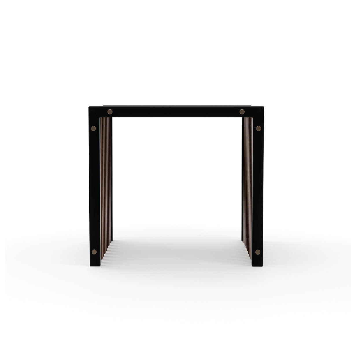 Dark End Table | Caracole Pinstripe