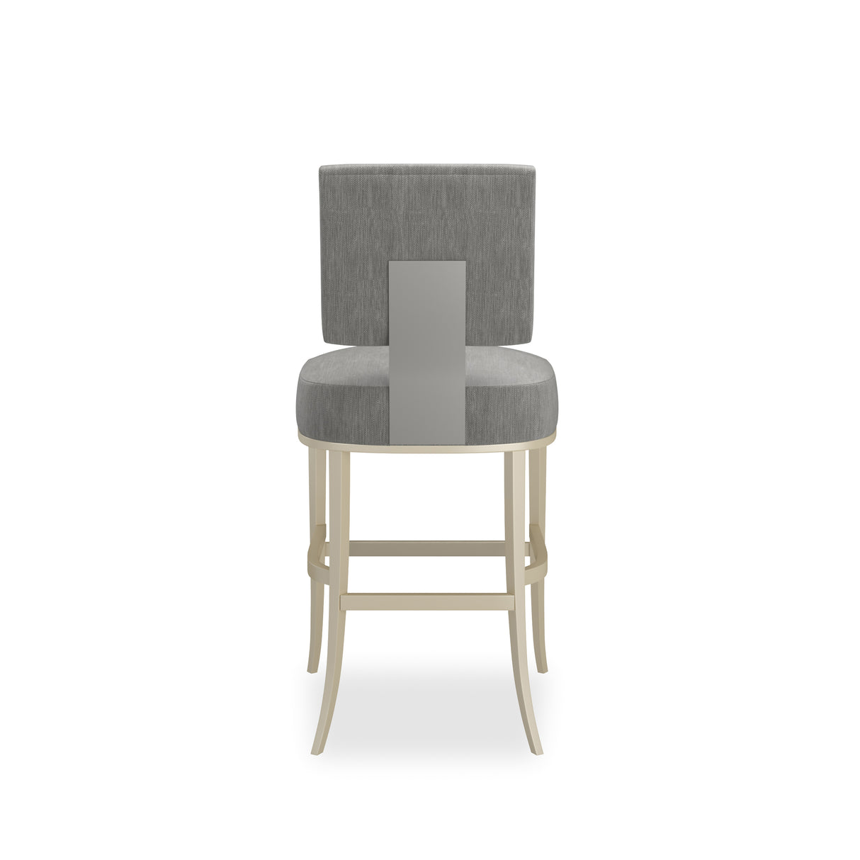 Gray Soft Silver Counter Stool | Caracole Reserved Seating