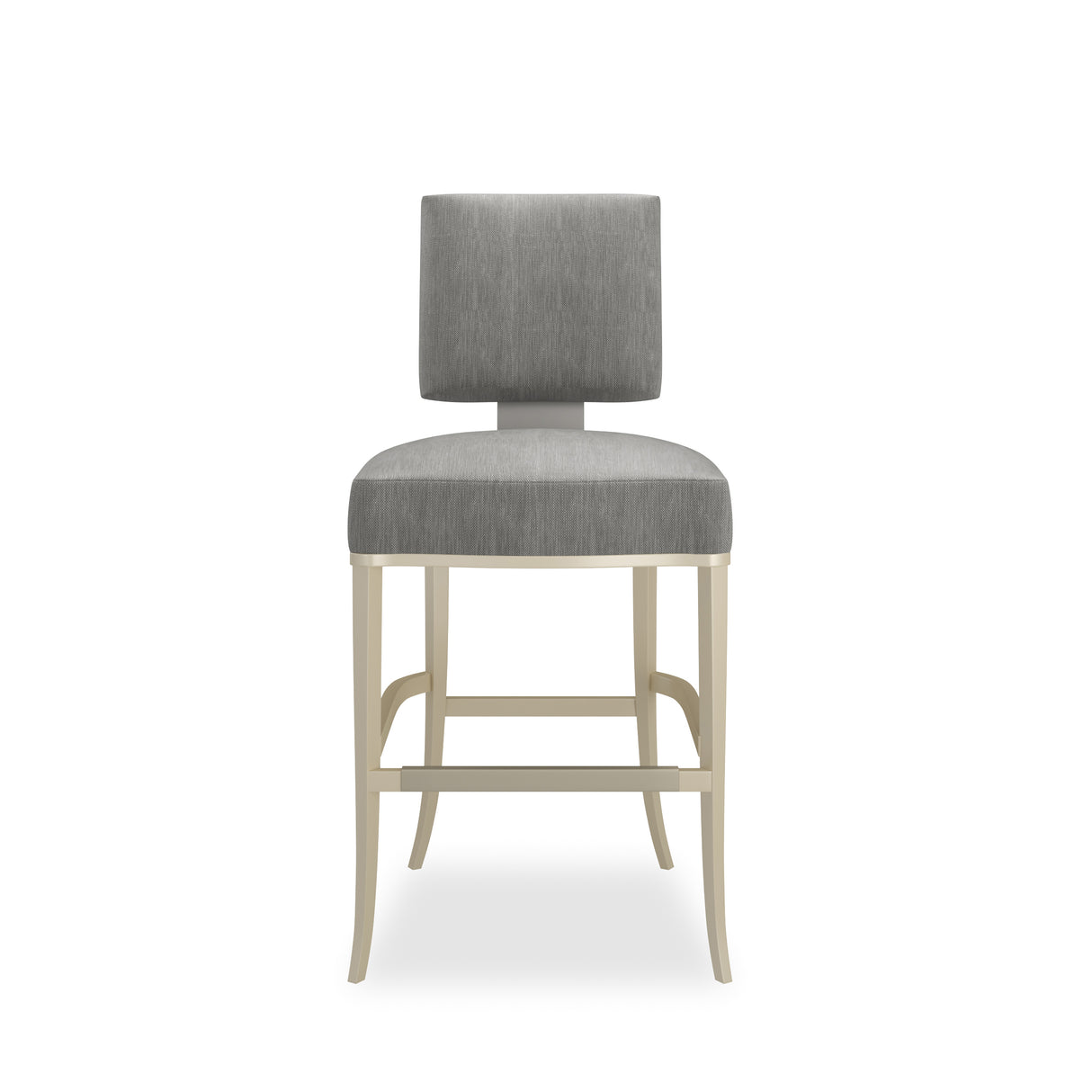 Gray Soft Silver Counter Stool | Caracole Reserved Seating