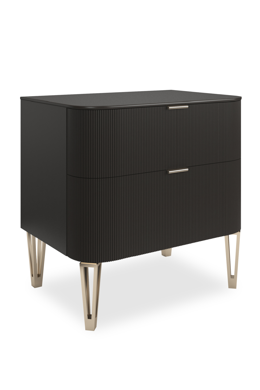 Dark Brown 2-Drawer Nightstand | Caracole True Love | Caracole.eu.com