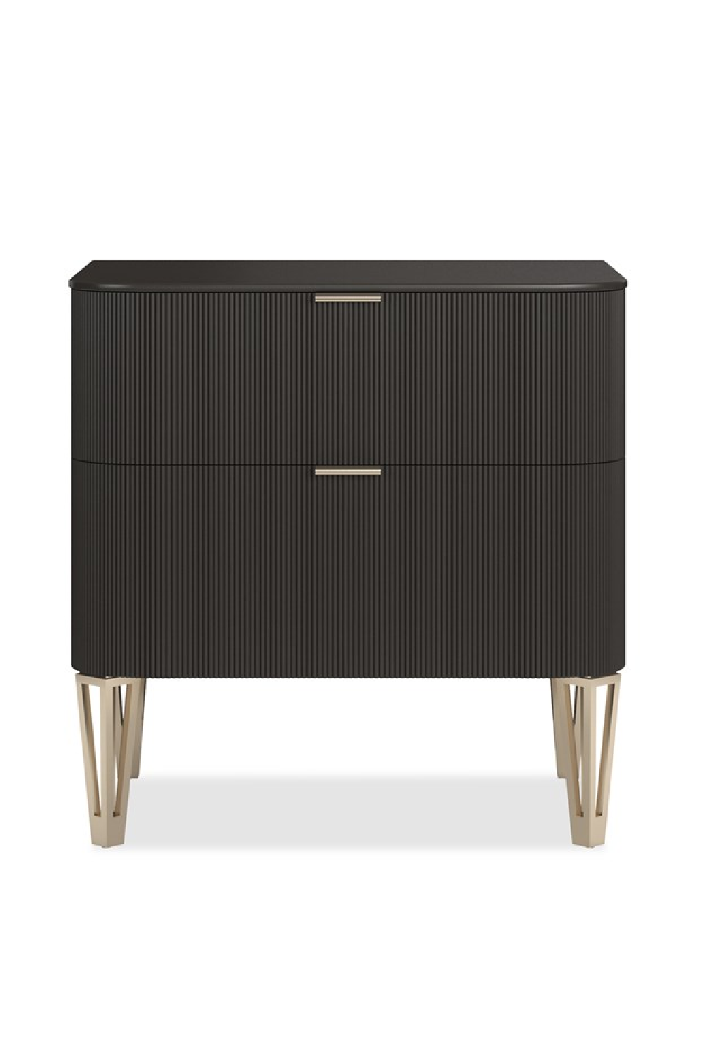 Dark Brown 2-Drawer Nightstand | Caracole True Love | Caracole.eu.com