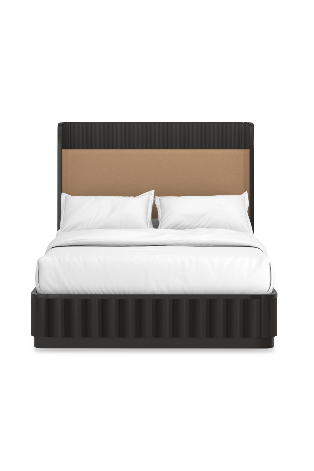 Gold Trim Reeded Queen Bed | Caracole Faill In Love | Caracole.eu.com