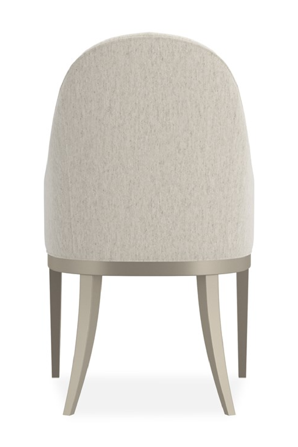 White Arched-Back Dining Armchair | Caracole Natural Choice | Caracole.eu.com