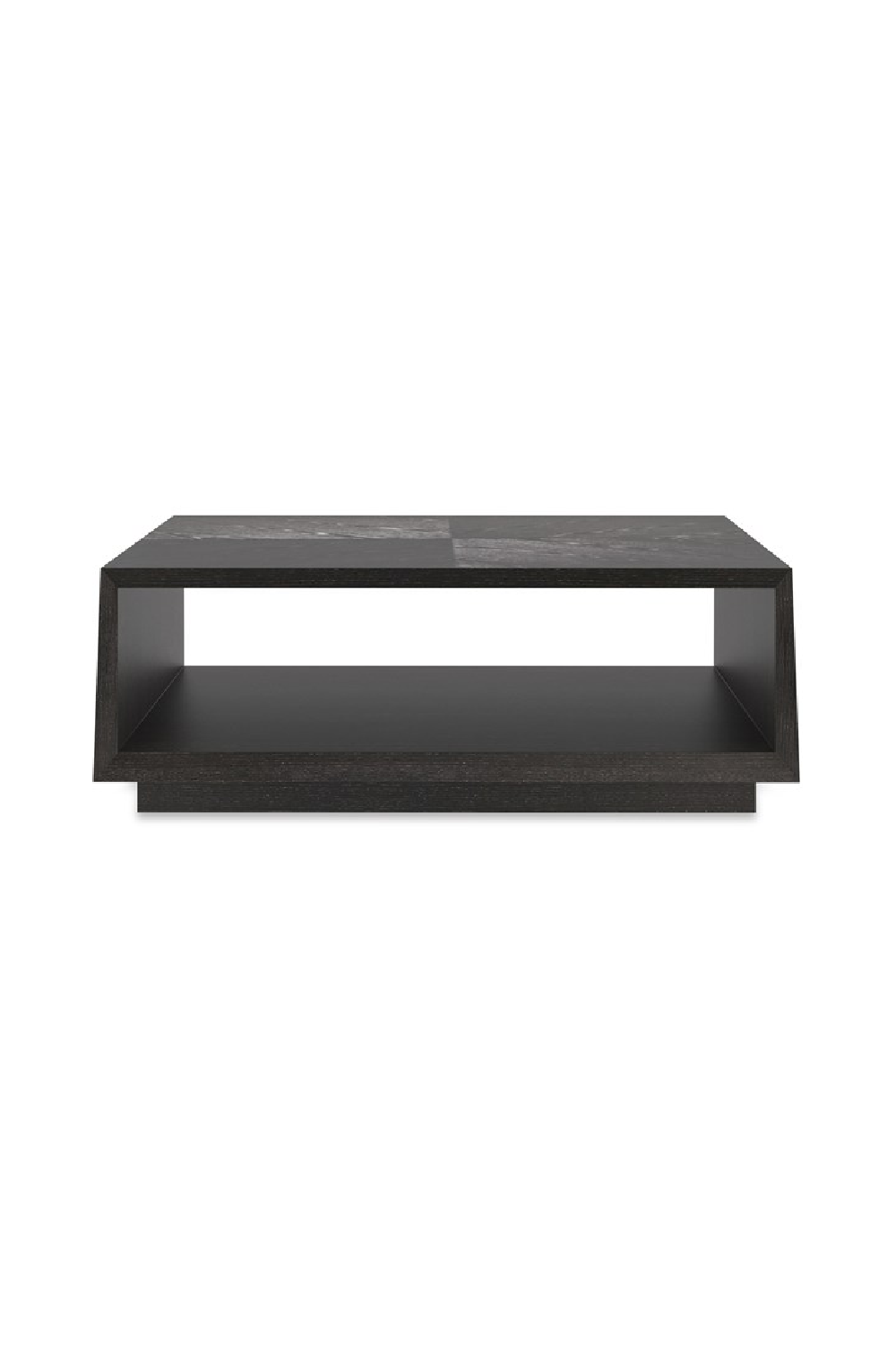 Black Ash Square Coffee Table | Caracole Boxcar | Caracole.eu.com