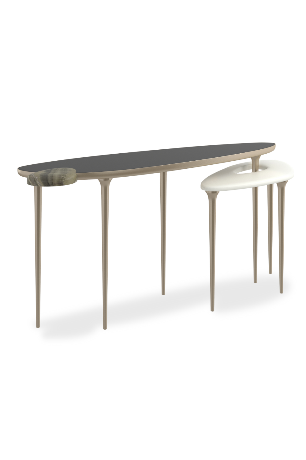 Modern 2-Piece Console Table | Caracole Echo | Caracole.eu.com