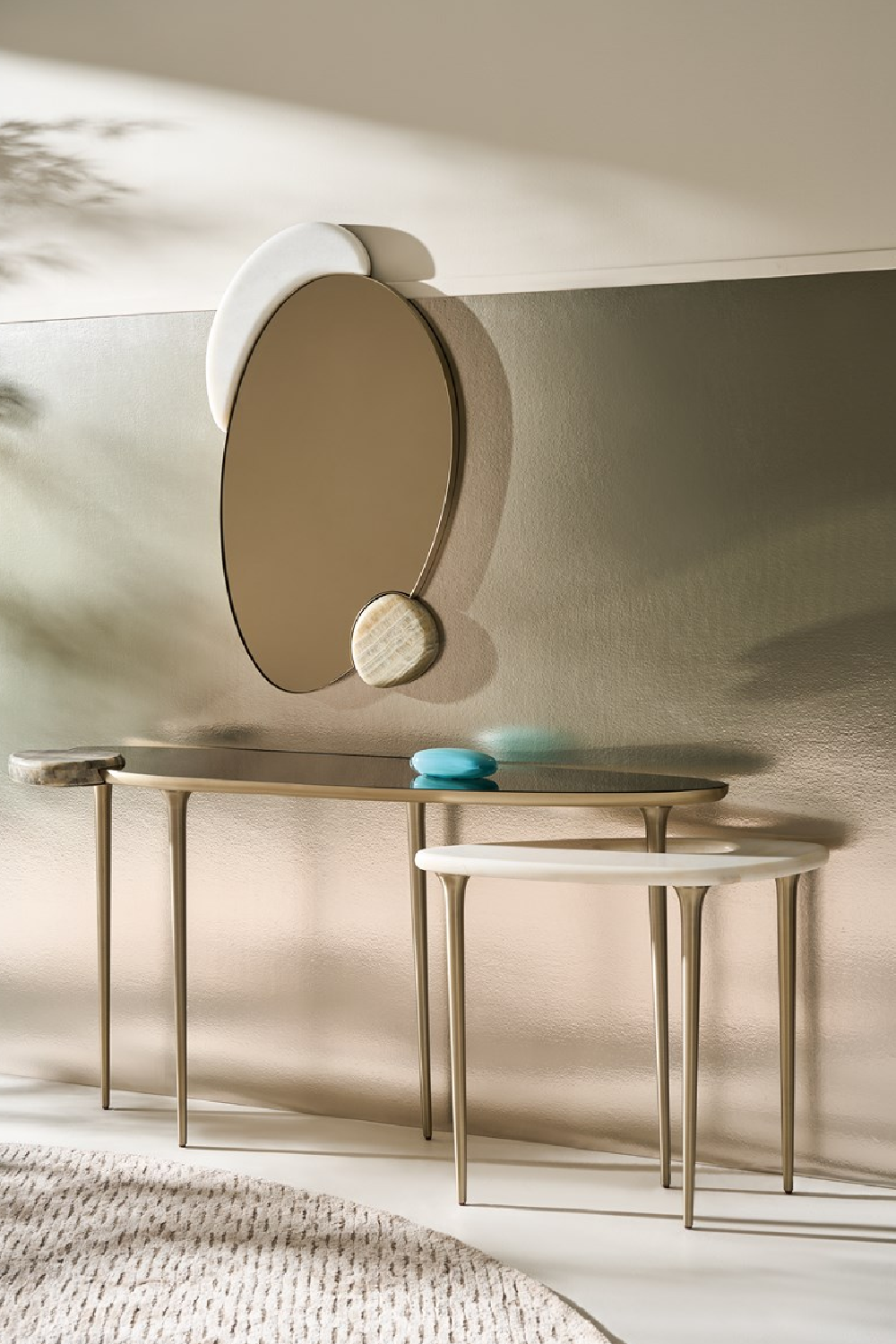 Modern 2-Piece Console Table | Caracole Echo | Caracole.eu.com