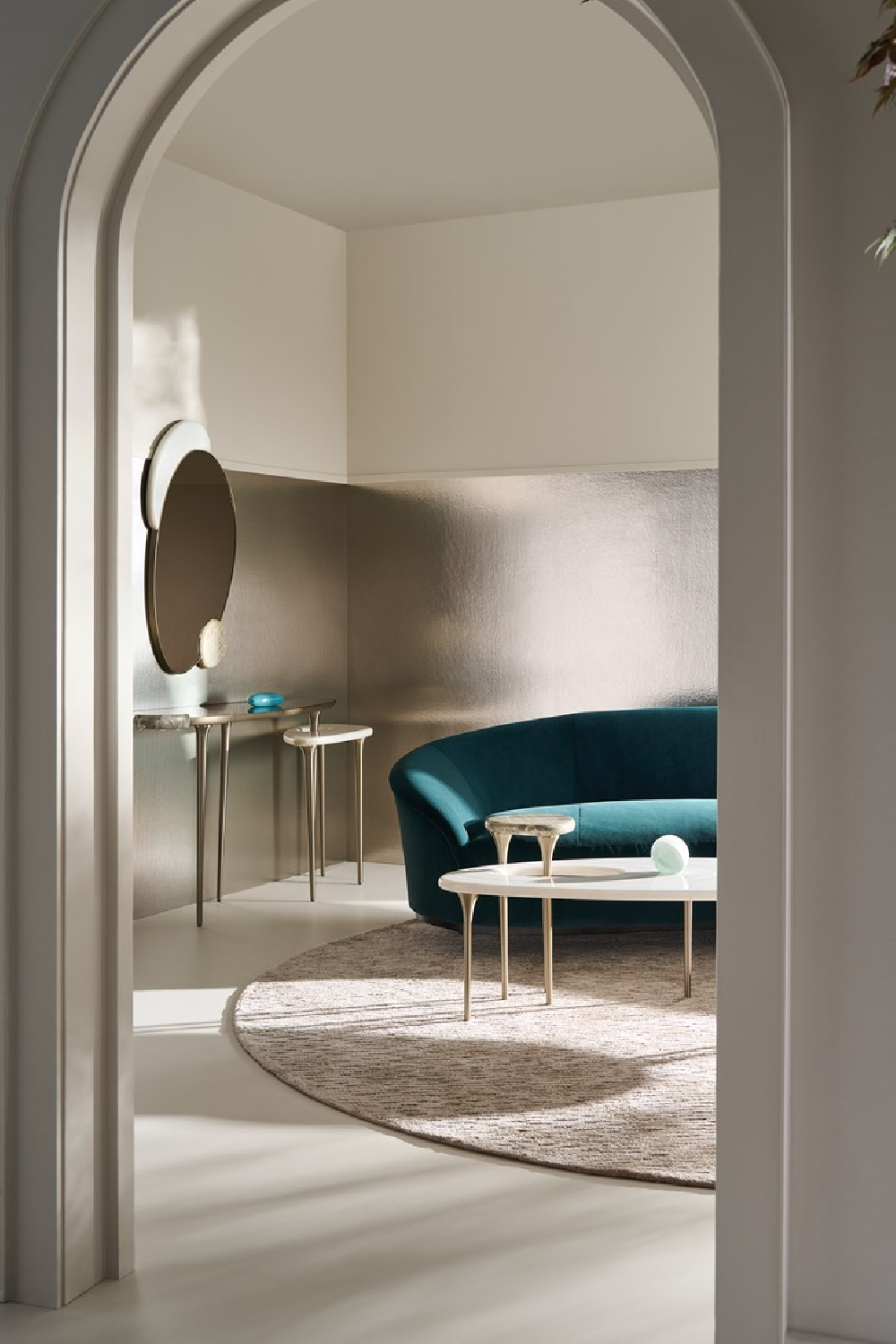 Modern 2-Piece Console Table | Caracole Echo | Caracole.eu.com