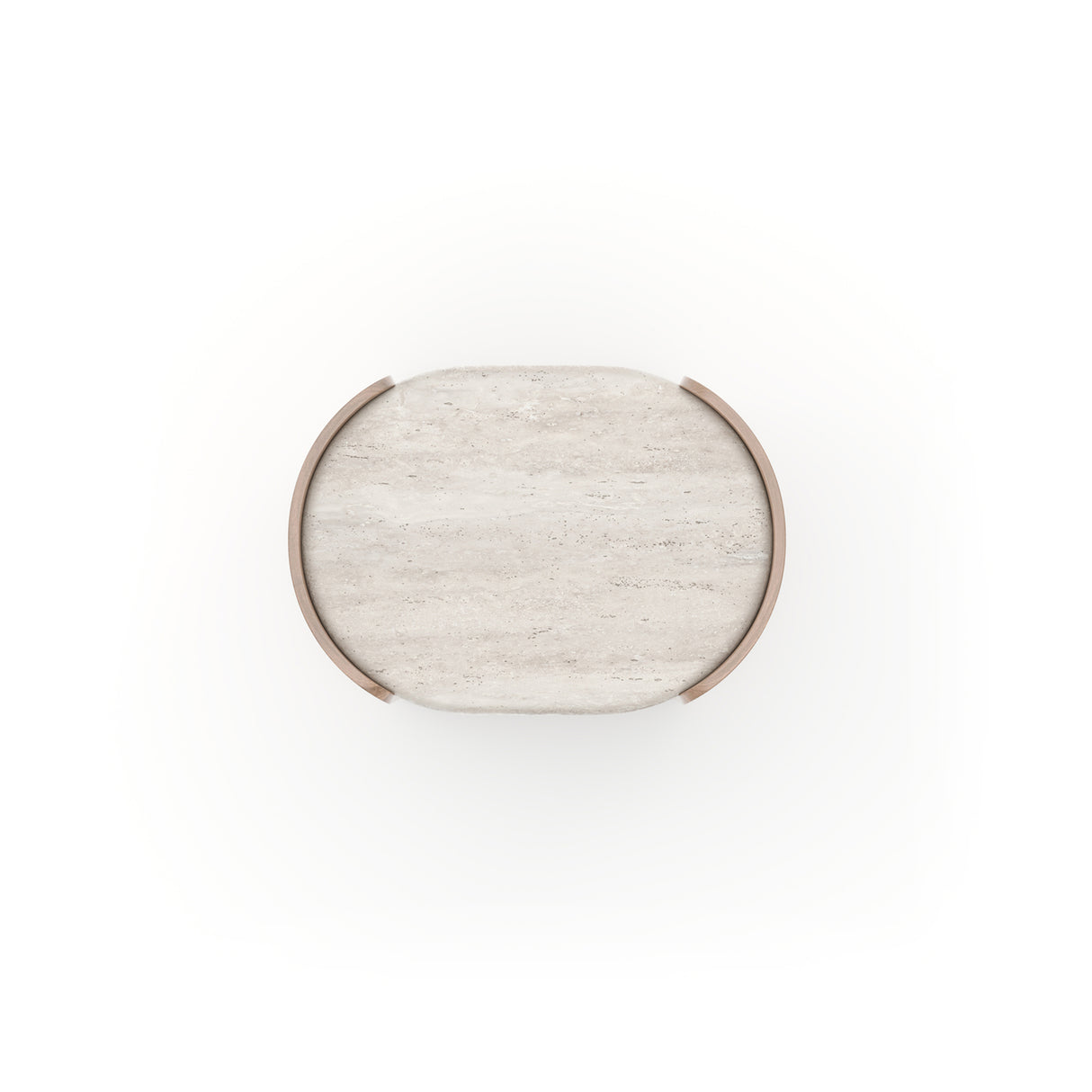 Travertine 1-Drawer Open Nightstand | Caracole Fleur