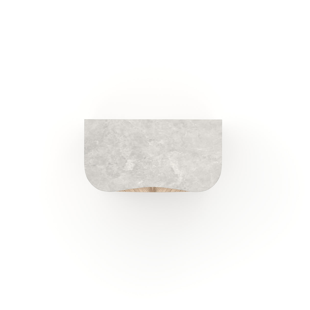 Gray Marble Top 3-Drawer Nightstand | Caracole Nomadic