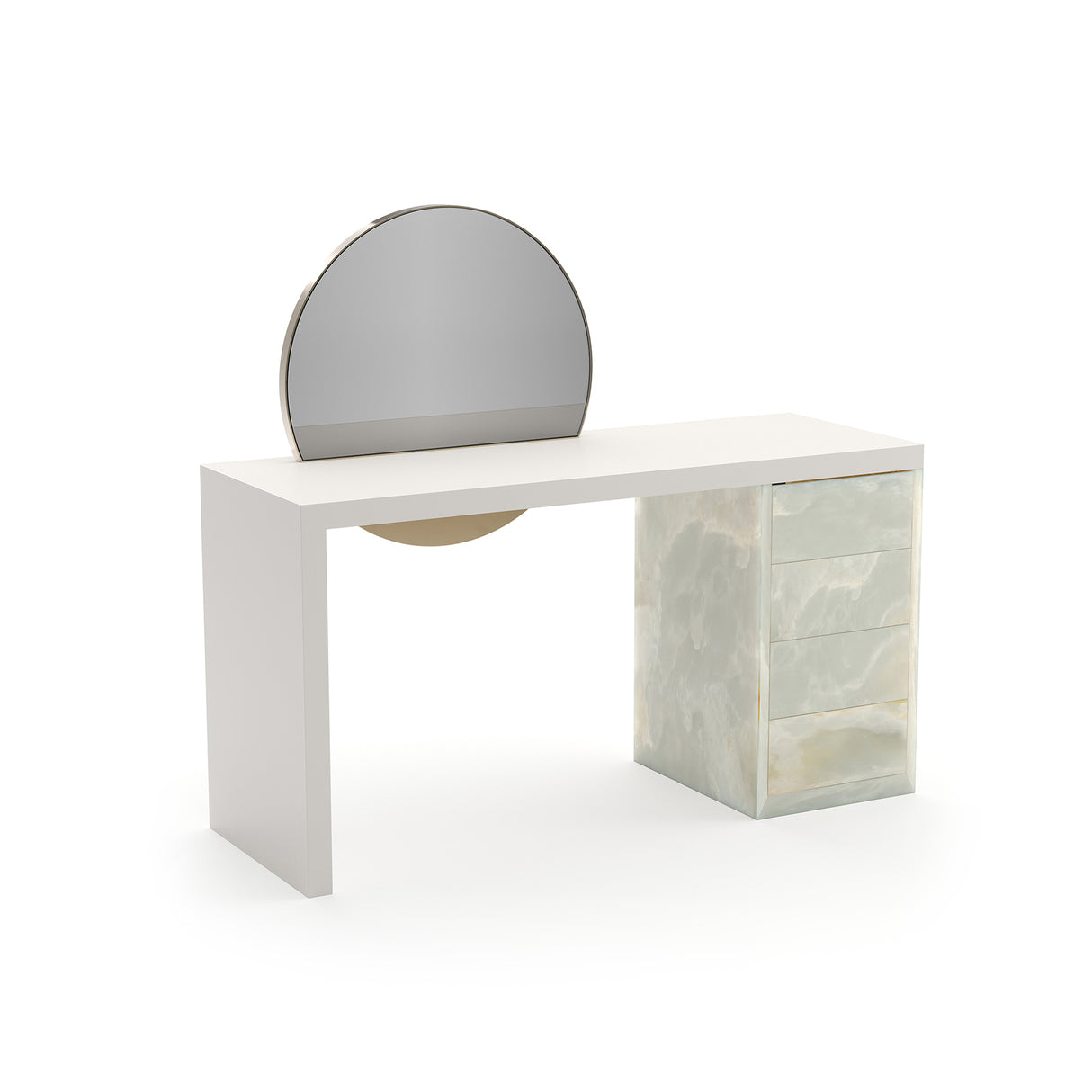 Green Onyx Vanity Desk | Caracole Monaco