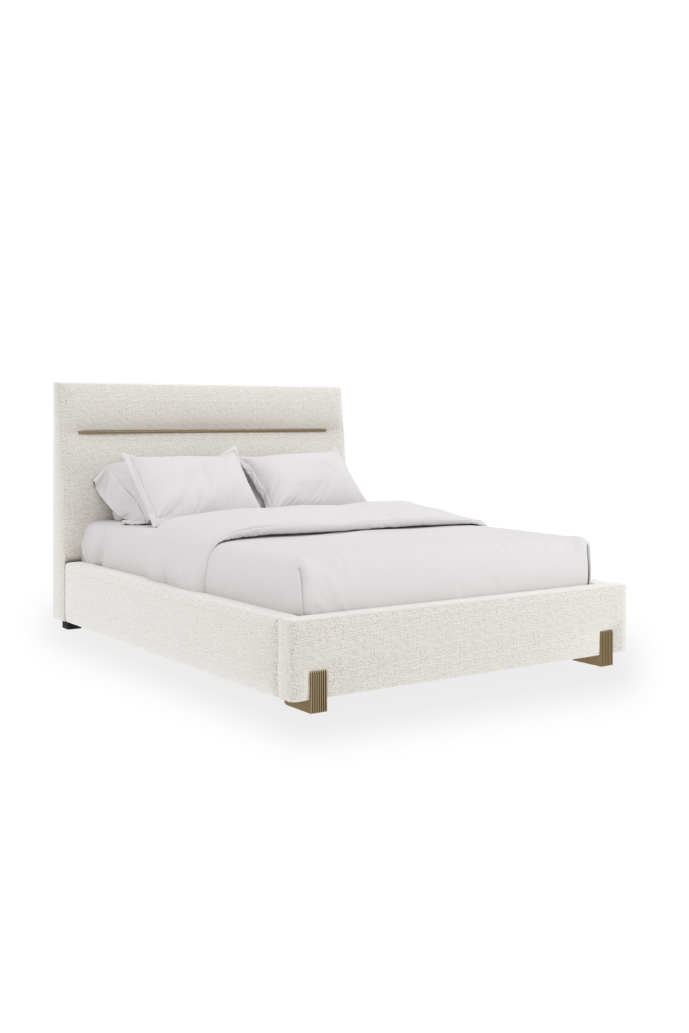 White Woven Queen Bed | Caracole Counter Balance | Caracole.eu.com