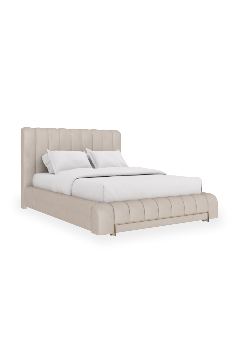 Cream Channeled Queen Bed | Caracole Well Balanced | Caracole.eu.com