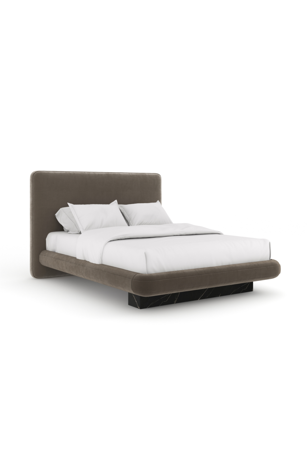 Dark Taupe Bed | Caracole Overlap | Caracole.eu.com