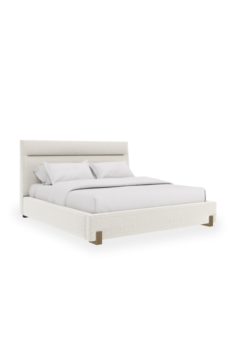 White Woven King Bed | Caracole Counter Balance | Caracole.eu.com