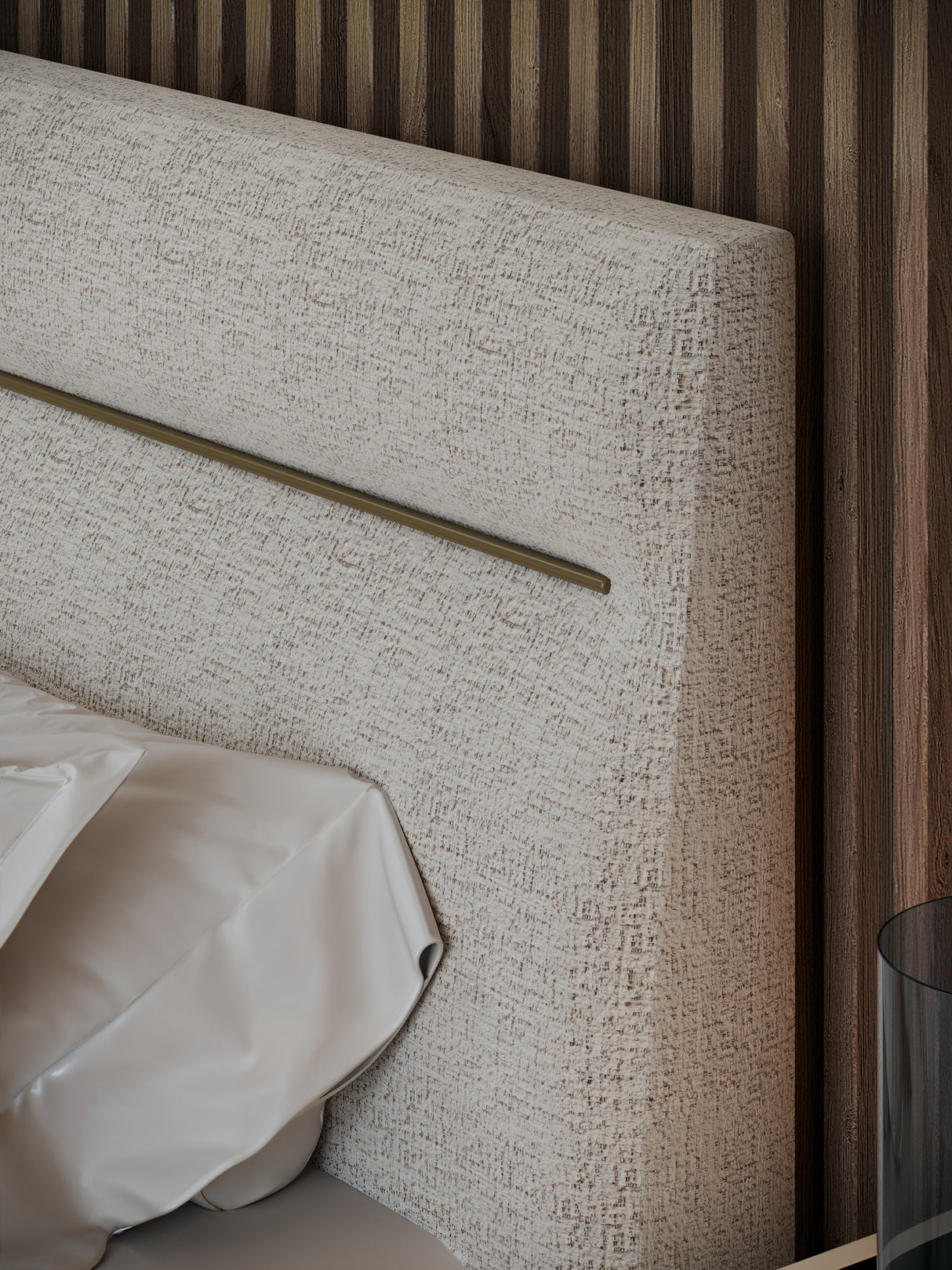White Woven King Bed | Caracole Counter Balance