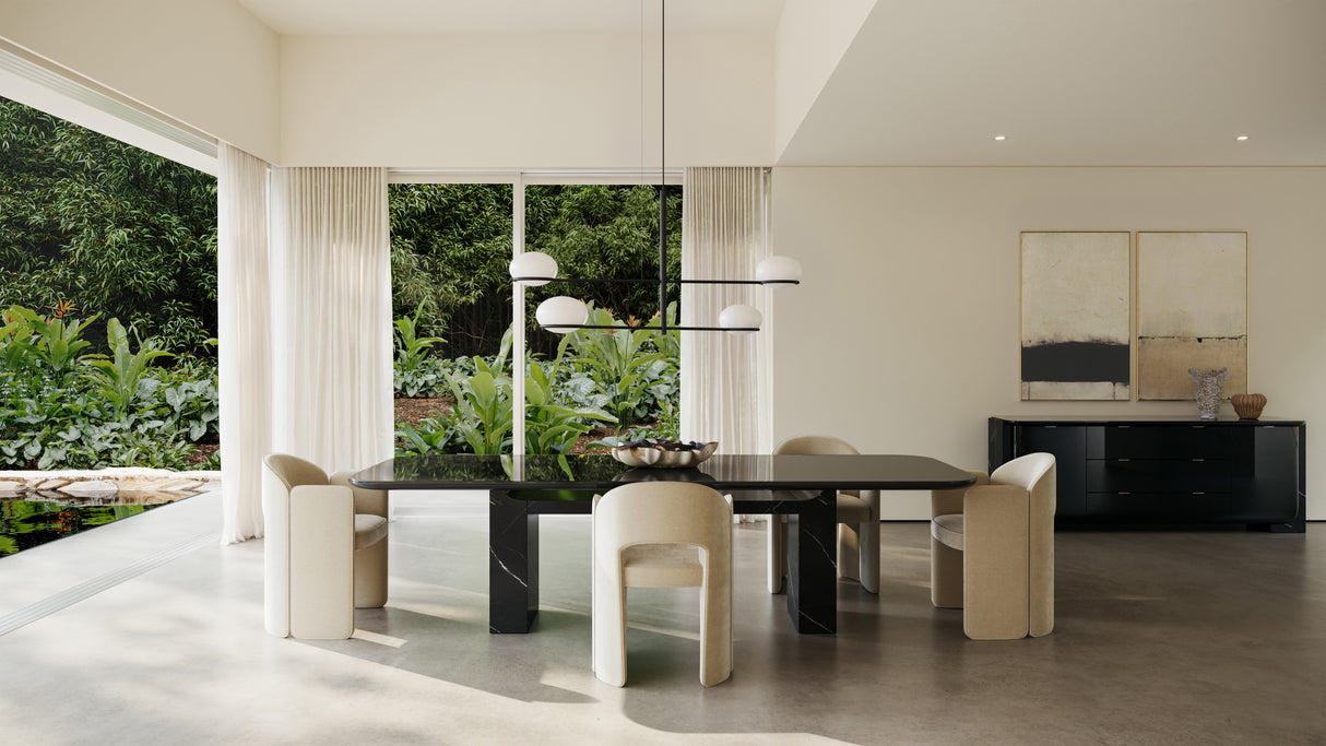 Black 3-Drawer Sideboard | Caracole Overlap