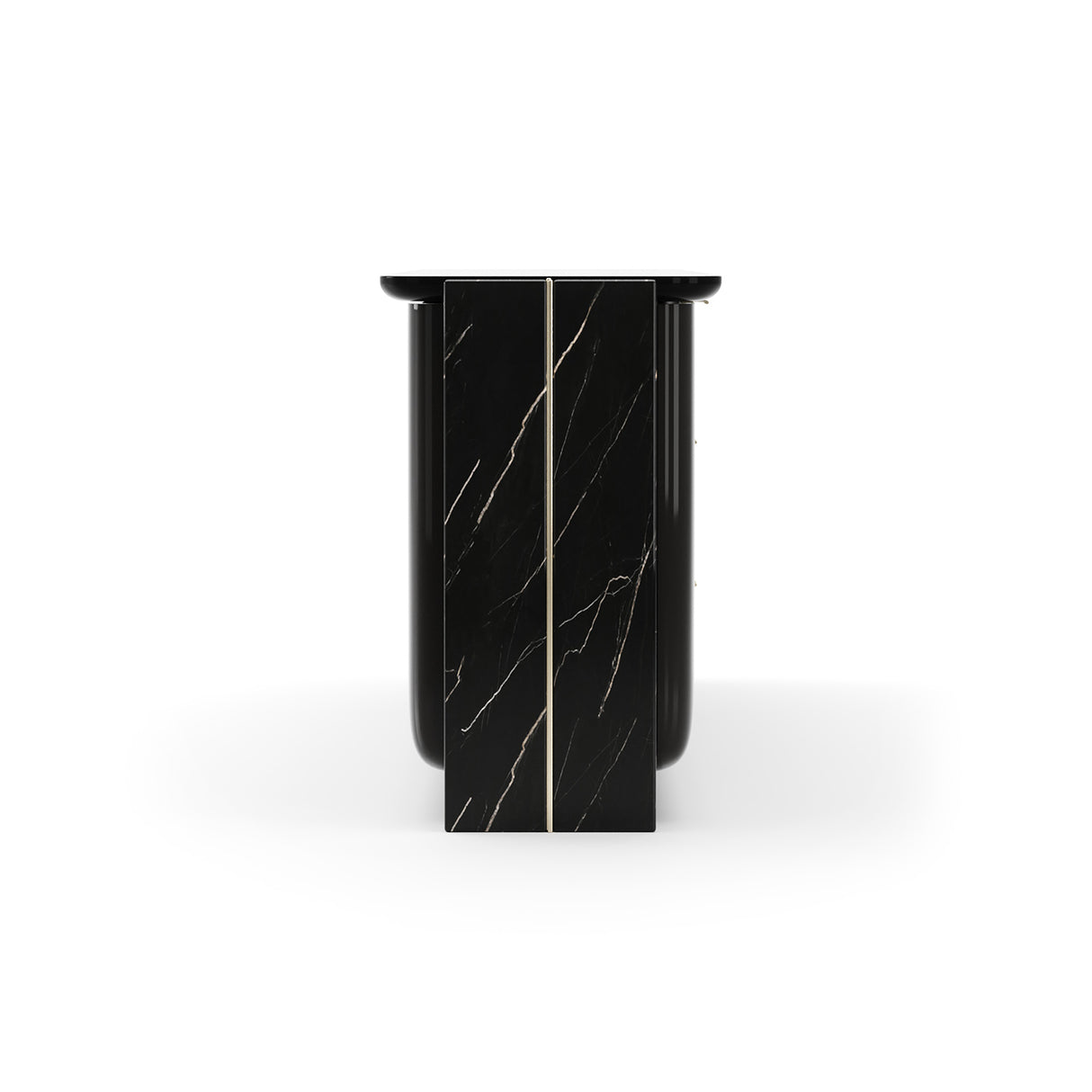 Black 3-Drawer Sideboard | Caracole Overlap