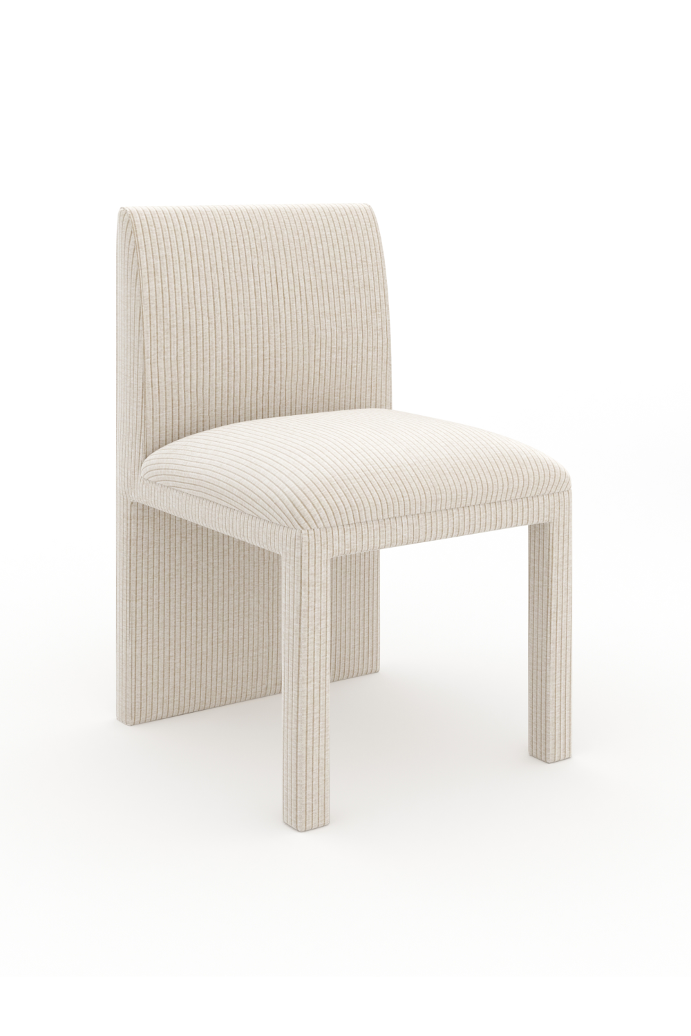 Corduroy Velvet Dining Chair | Caracole Pinstripe | Caracole.eu.com