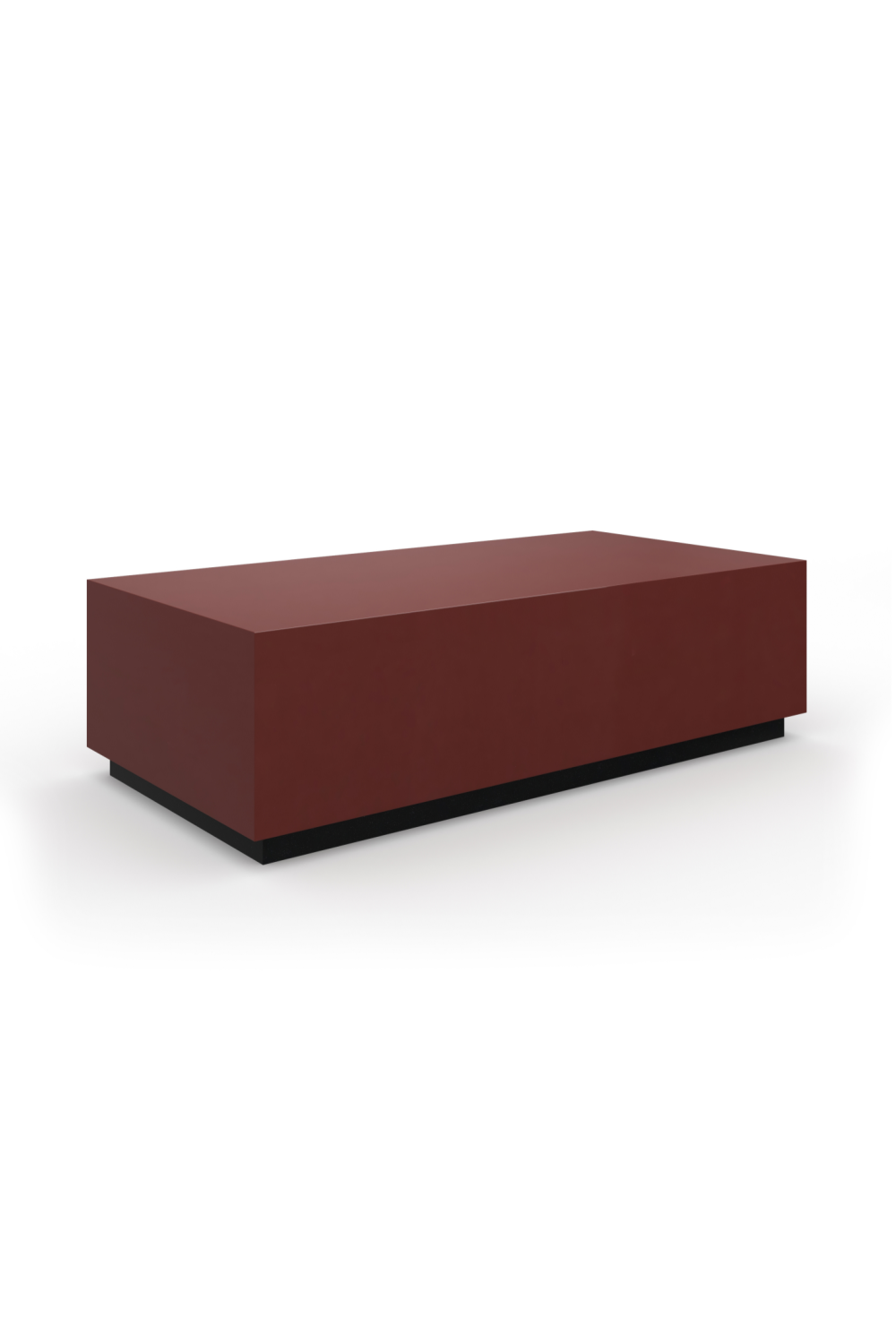 Red Gloss Rectangular Coffee Table | Caracole Couture | Caracole.eu.com