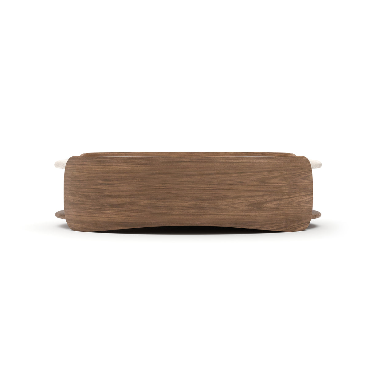 Wood Shelf Open Coffee Table | Caracole Fleur