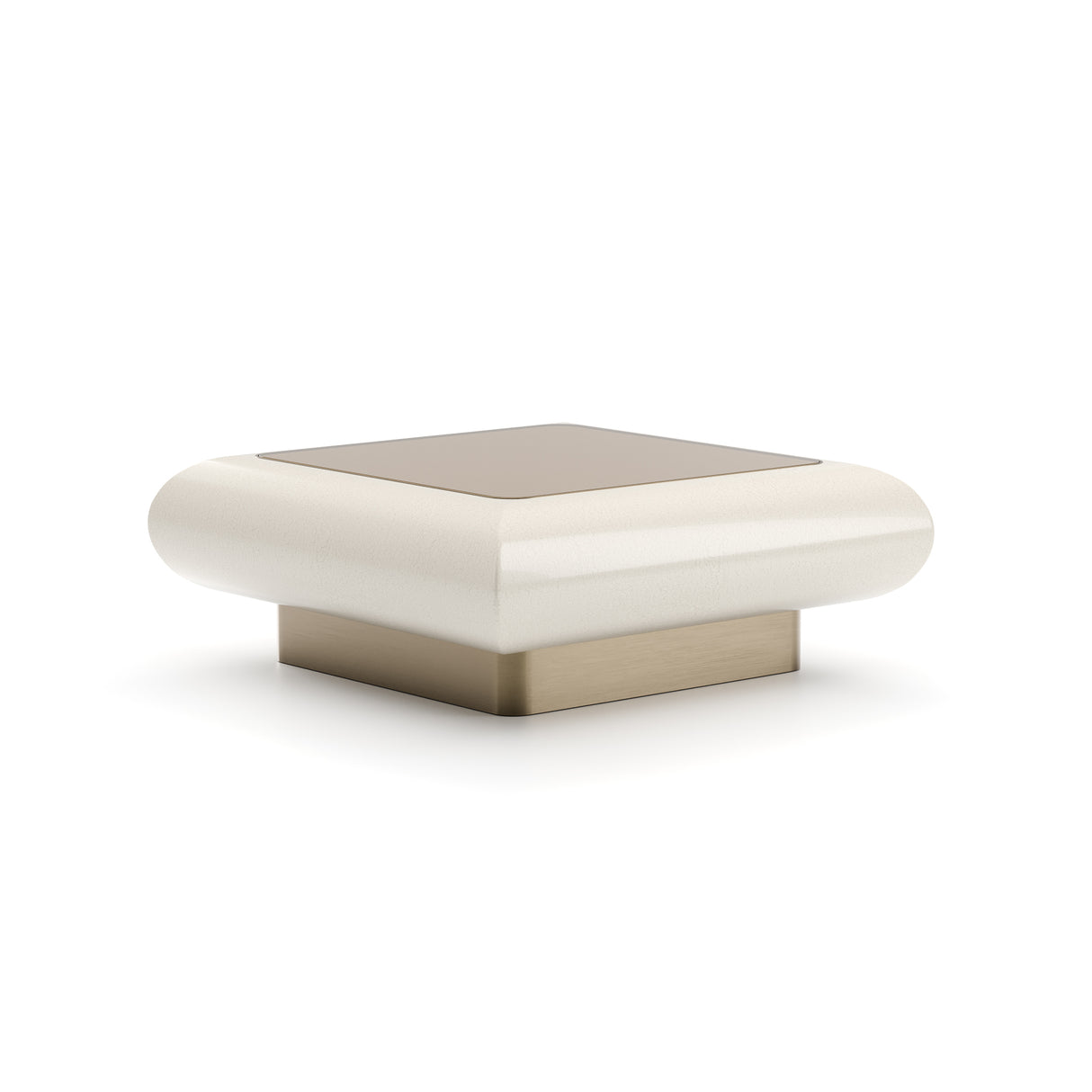 Ivory Square Coffee Table | Caracole Seta