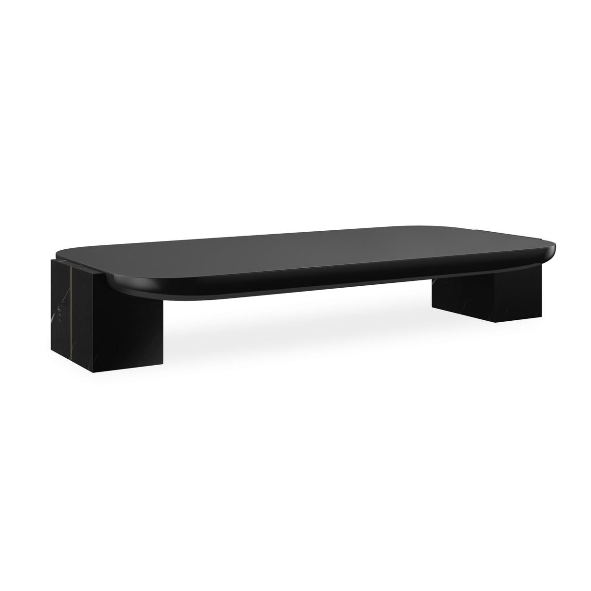 Black Rectangular Coffee Table | Caracole Overlap | Caracole.eu.com