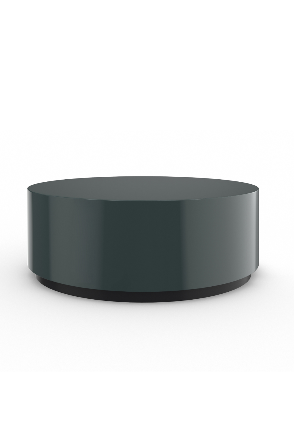 Round Black Coffee Table | Caracole Couture | Caracole.eu.com