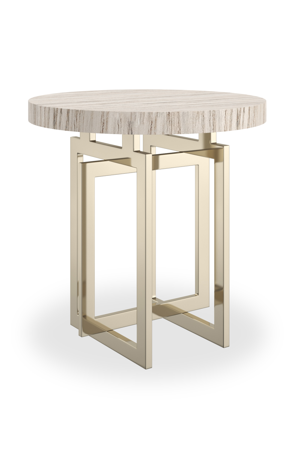 Round Sandstone Side Table | Caracole Wish You Were Here | Caracole.eu.com