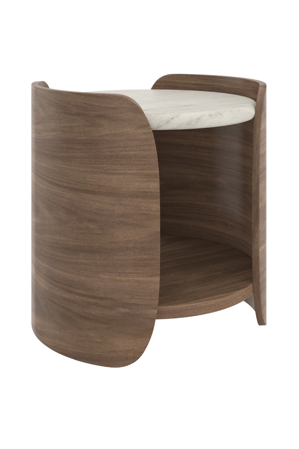 Wood Shelf Side Table | Caracole Fleur | Caracole.eu.com