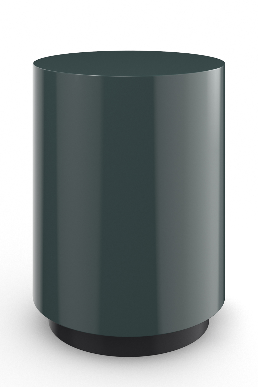 Cylindrical Black End Table | Caracole Couture | Caracole.eu.com