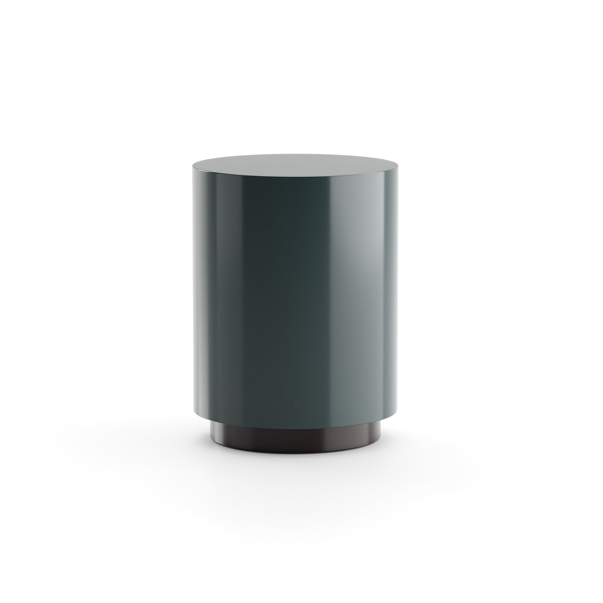 Cylindrical Black End Table | Caracole Couture