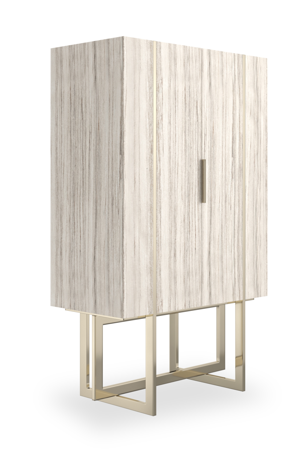 Sandstone 2-Door Bar Cabinet | Caracole Wish You Were Here | Caracole.eu.com