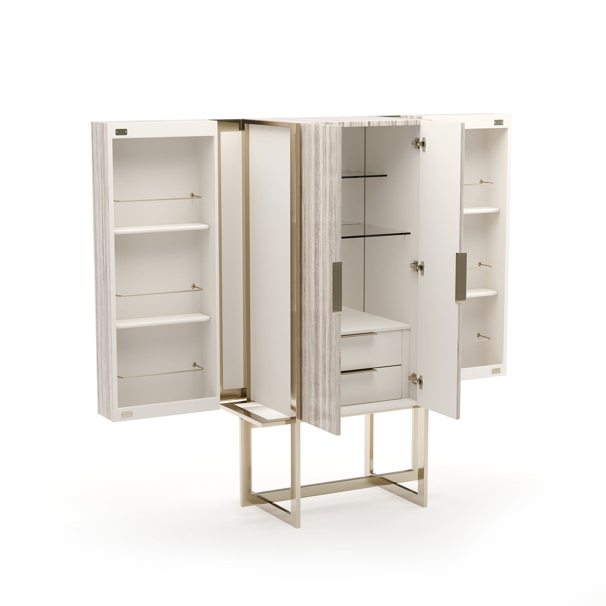 Sandstone 2-Door Bar Cabinet | Caracole Wish You Were Here