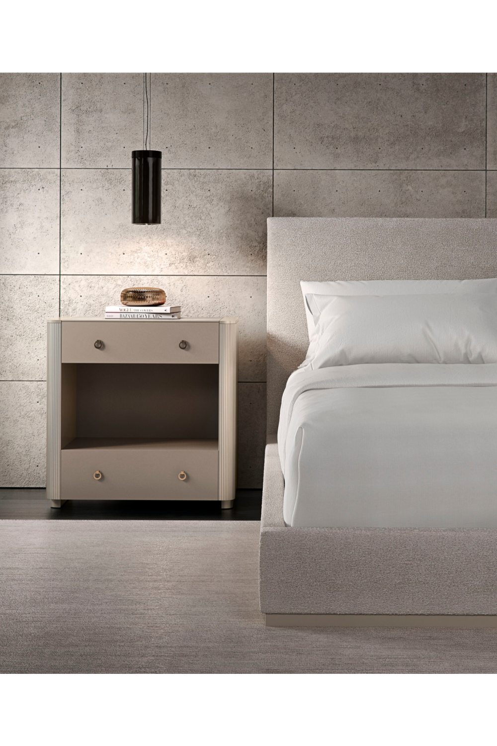 Cream Upholstered King Bed | Caracole Boutique | caracole.eu.com