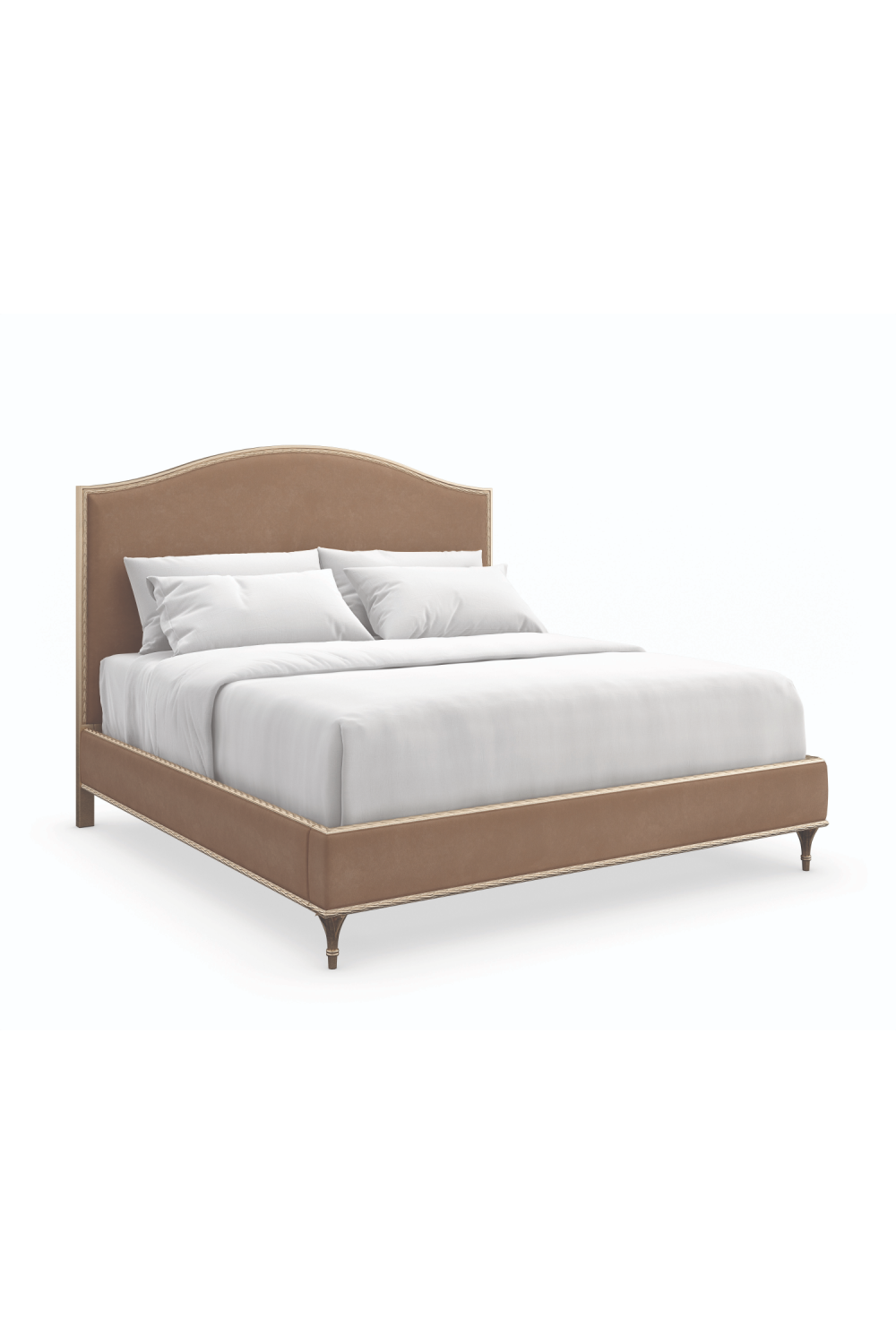 Camelback Platform King Bed | Caracole Fontainebleau | Caracole.eu.com