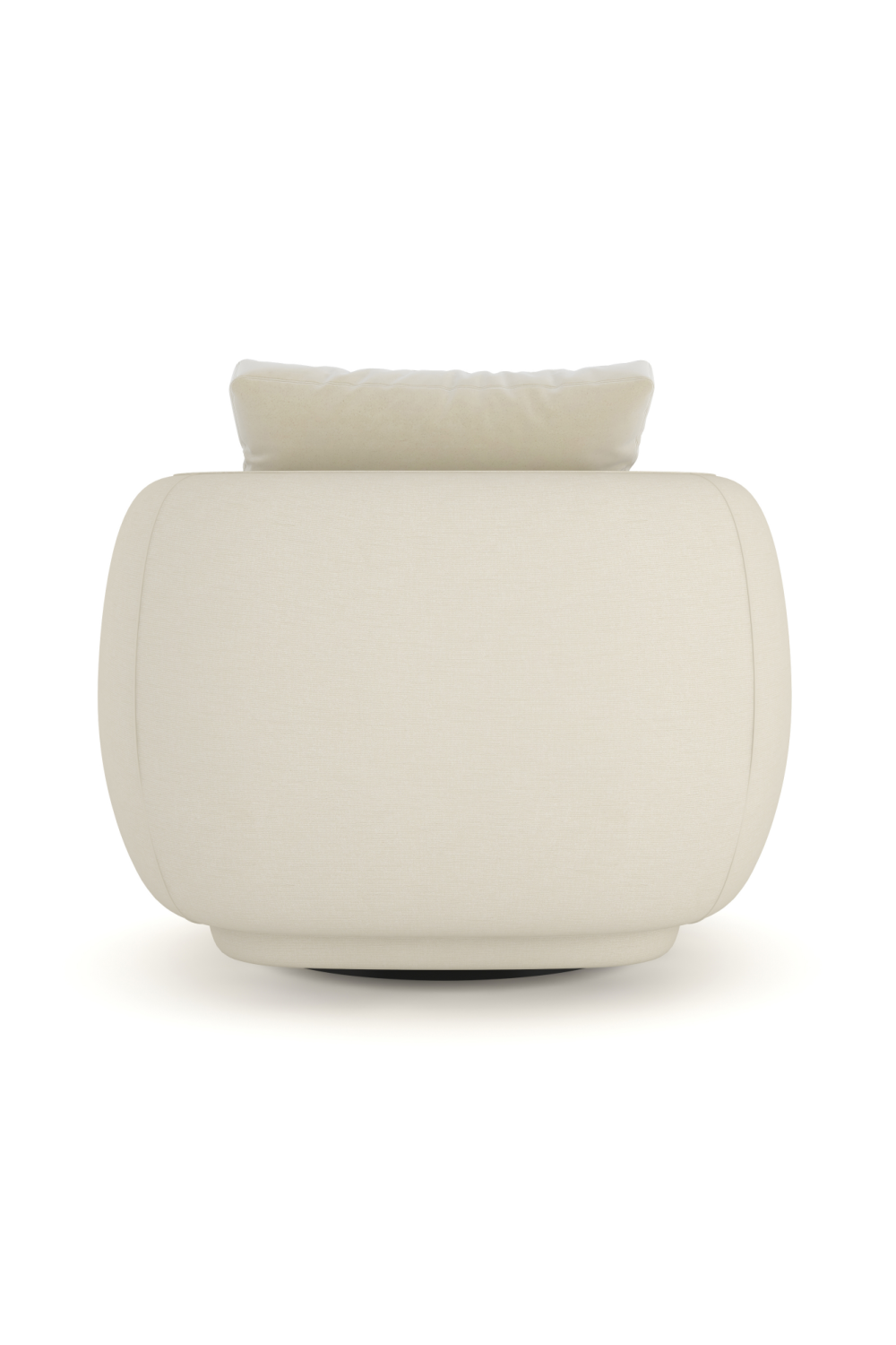 Ivory Linen Swivel Chair | Caracole Lumi | Caracole.eu.com