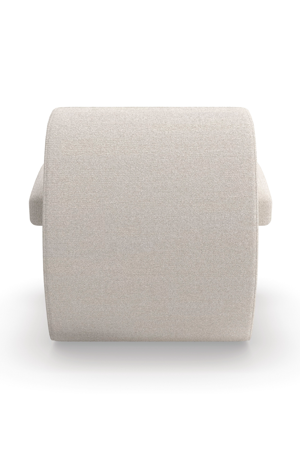 White Bouclé Accent Chair | Caracole Leo | Caracole.eu.com