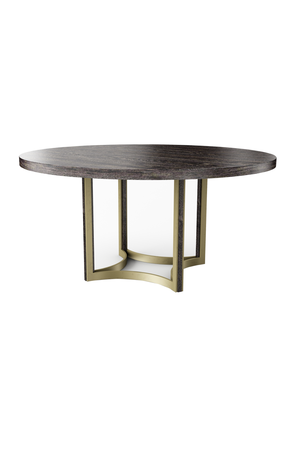 Round Oak Dining Table | Caracole Remix | Caracole.eu.com