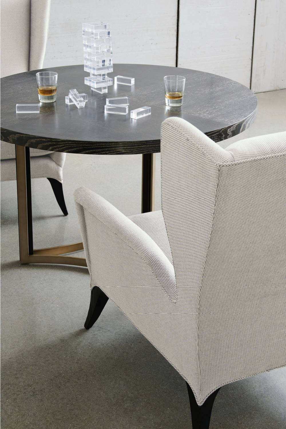 Round Oak Dining Table | Caracole Remix | Caracole.eu.com