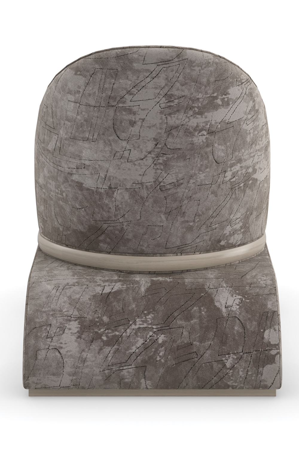 Ball Feet Velvet Accent Chair | Caracole Bora Bora | Caracole.eu.com