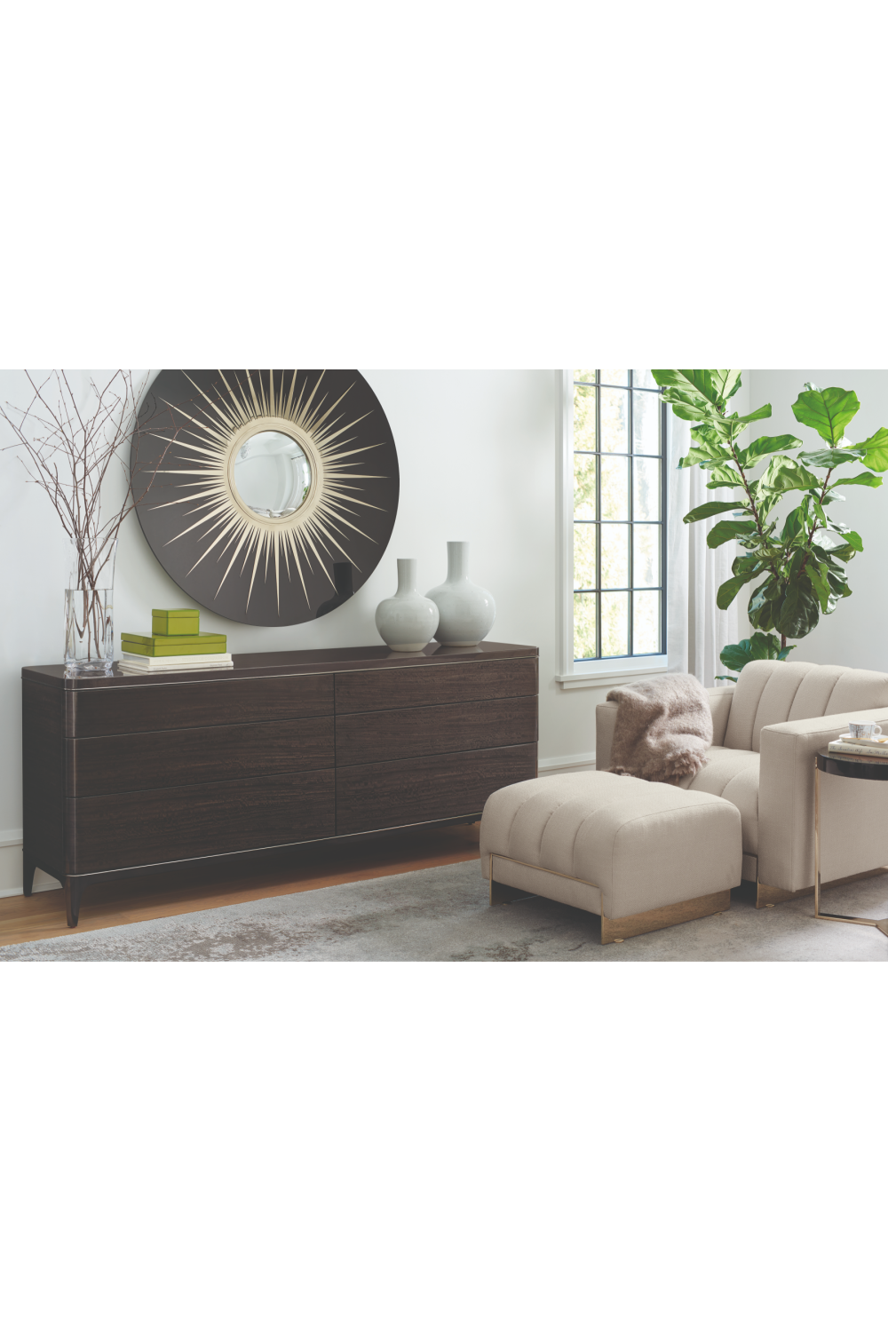Sleek Birch Wood Dresser | Caracole Simpatico | Caracole.eu.com