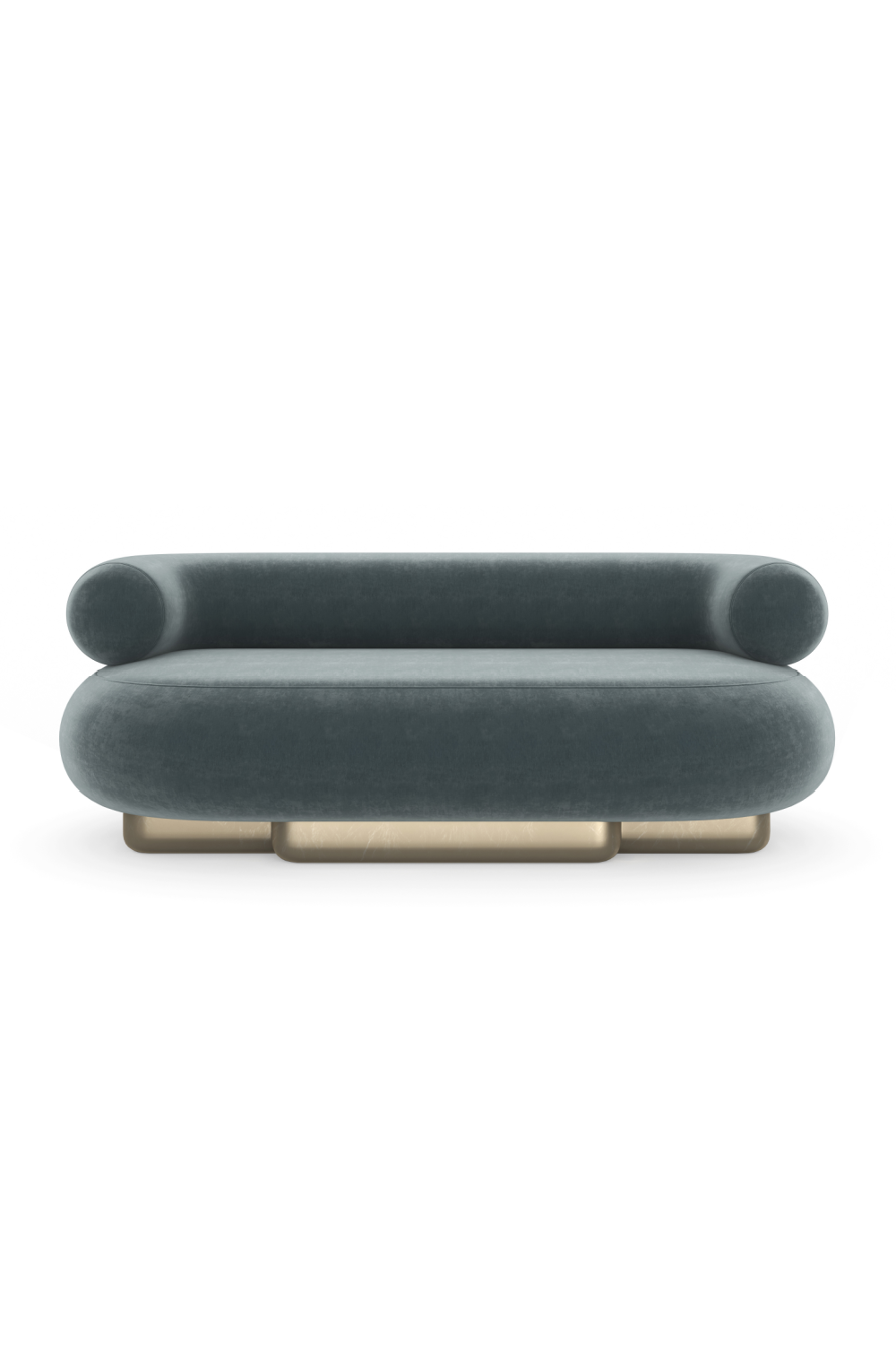 Bean-Shaped Velvet Sofa | Caracole Lagoonm | Caracole.eu.com