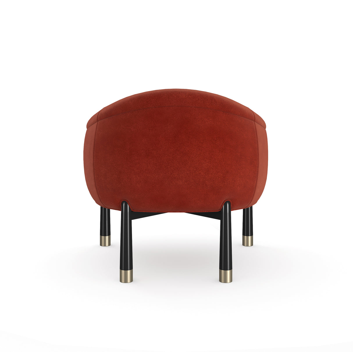 Red Velvet Accent Chair | Caracole Baton