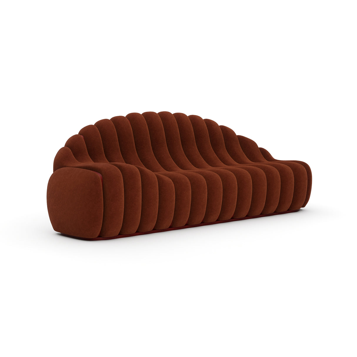 Rouge Cocoon Sofa | Caracole Chrysalis