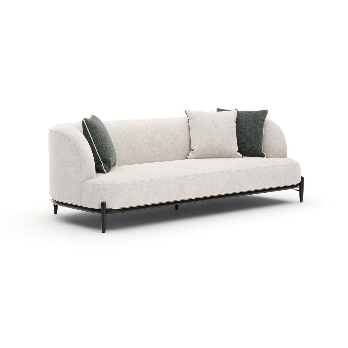 Oatmeal Sofa | Caracole Madera