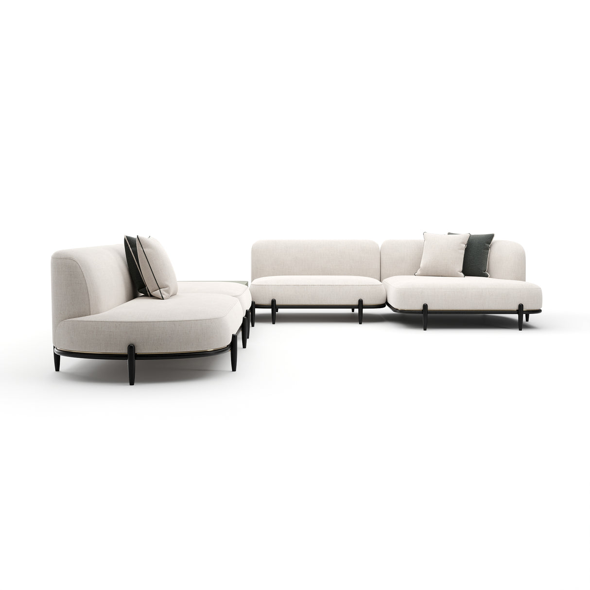 Sectional Sofa | Caracole Madera Laf L Sectional