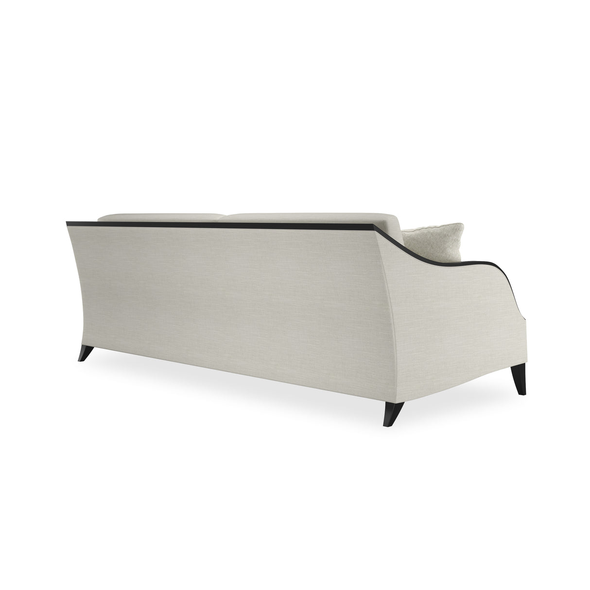 Cream Basketweave Sofa | Caracole Pitch Perfect