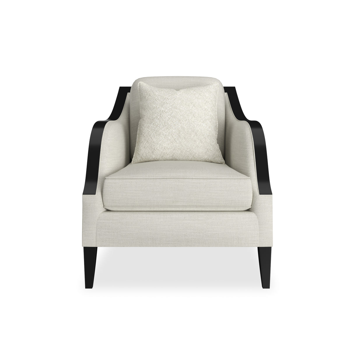 Track Arm Lounge Chair | Caracole Pitch Perfect